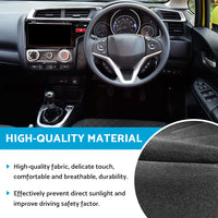{{ Non-Slip Dash Mat Suitable For Honda Jazz Hatch 2014- 2022 Dashboard Cover Black }} - Buy Car Parts Online at {{ Kaka Auto Parts }}.