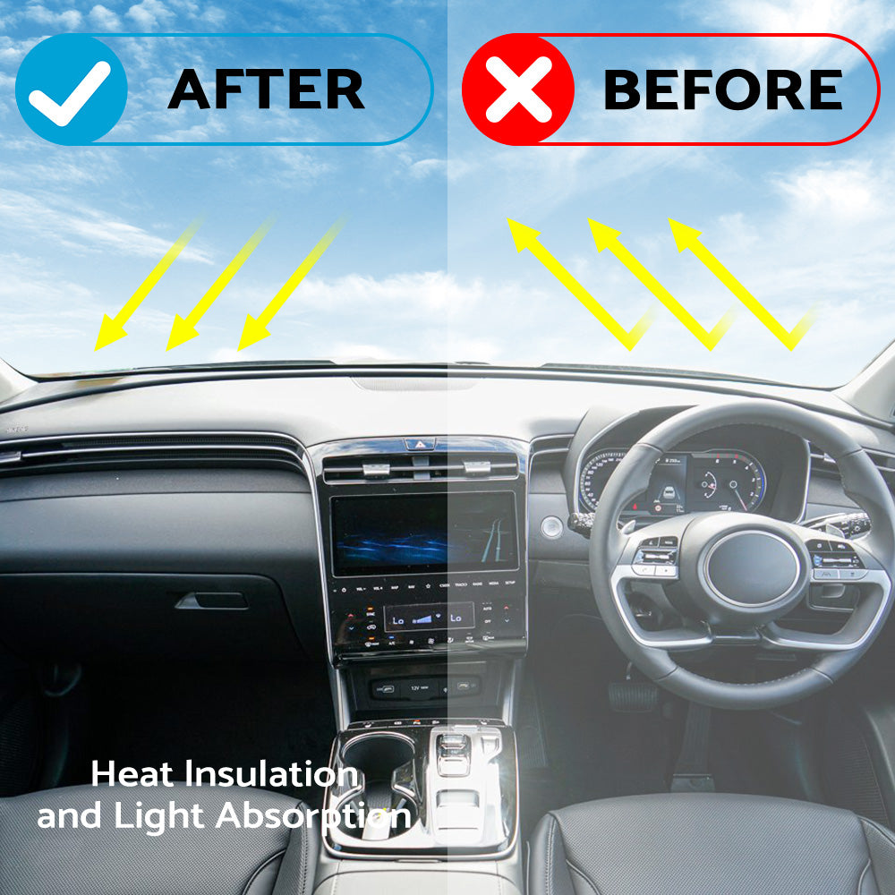 {{ Non-Slip Dash Mat Suitable For Hyundai Tucson NX4 Elite 2WD NX4. V1 2021-2023 }} - Buy Car Parts Online at {{ Kaka Auto Parts }}.