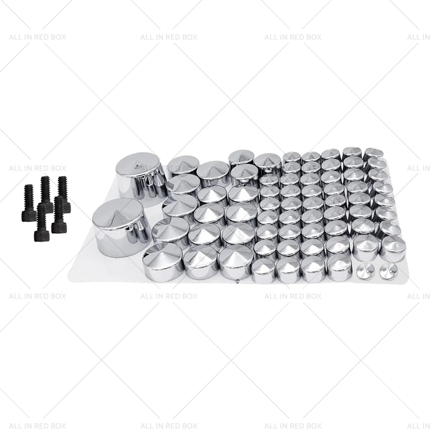 {{ Chrome Bolt Topper Cover Caps Suitable for Harley Twin Cam Softail 07-13 }} - Buy Car Parts Online at {{ Kaka Auto Parts }}.