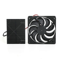 {{ 3W Solar Panel Powered Fan Mini Ventilator For Greenhouse Pet or Dog Chicken House }} - Buy Car Parts Online at {{ Kaka Auto Parts }}.