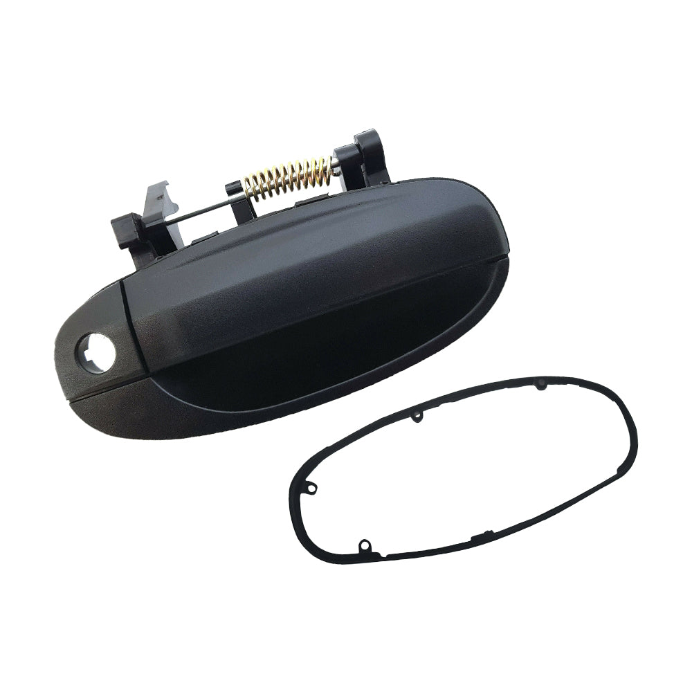 Front Outer Right Hand Door Handle Black Suitable For Holden Barina TK Hatch 2005-2011
