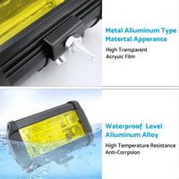 {{ 2x 5inch Flood LED Light Bar Offroad Work Driving Fog Lamp Yellow Cree Spread }} - Buy Car Parts Online at {{ Kaka Auto Parts }}.
