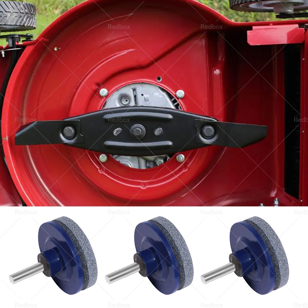 {{ Lawn Mower Blade Sharpener Rotary Stone Grindstone Sharpening Drill Tool }} - Buy Car Parts Online at {{ Kaka Auto Parts }}.