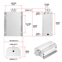 Universal Aluminum 2L Coolant Radiator Overflow Recovery Water Tank Bottle Suitable For Cars