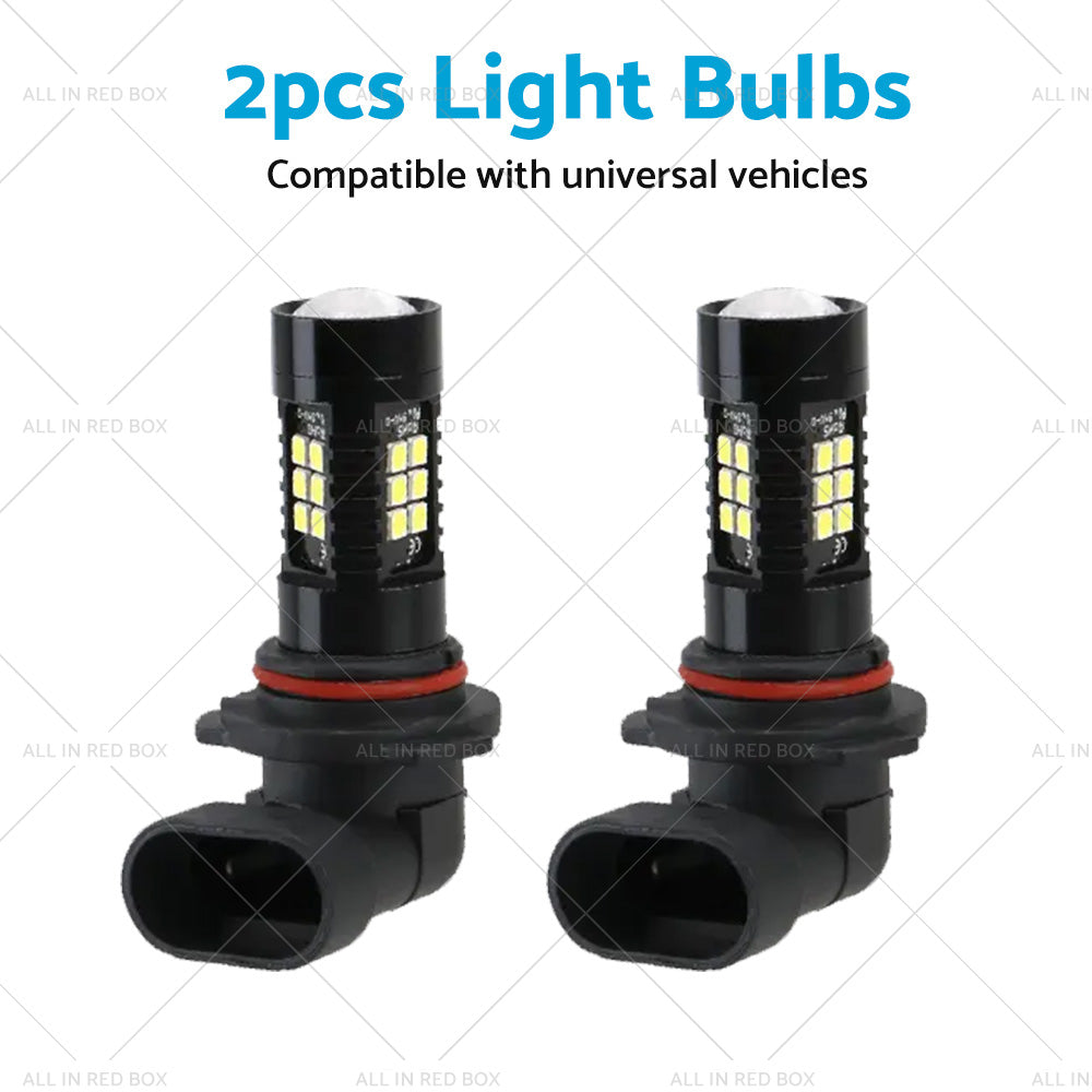 {{ 2PCS 9006 HB4 LED Fog Light 6000K White 3030 21 SMD Car Driving DRL Light Bulbs }} - Buy Car Parts Online at {{ Kaka Auto Parts }}.