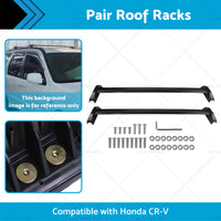 {{ Pair Suitable For Honda CRV 2002-2006 Cross Bar Roof Rack Black }} - Buy Car Parts Online at {{ Kaka Auto Parts }}.