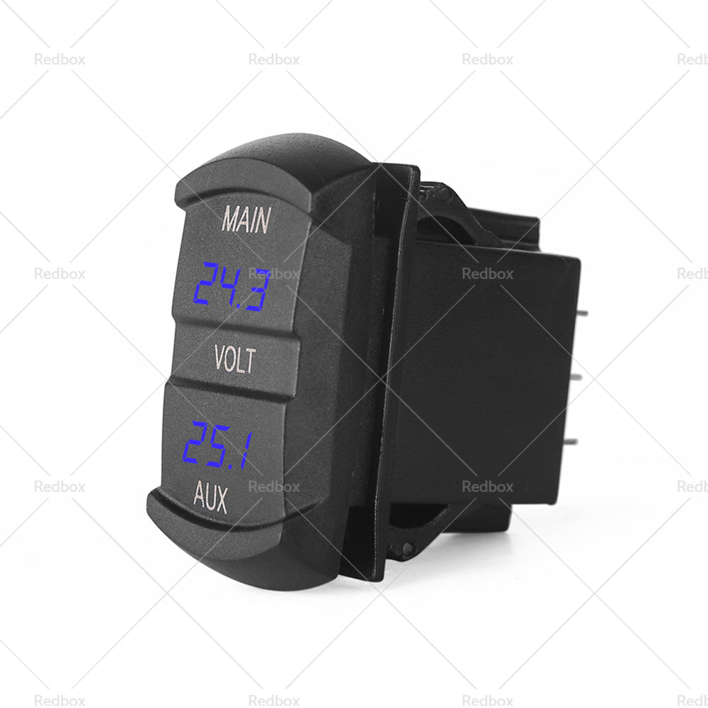 {{ 12V-24V Dual Voltmeter Battery Monitor LED Digital Car Boat Voltage Marine Gauge }} - Buy Car Parts Online at {{ Kaka Auto Parts }}.