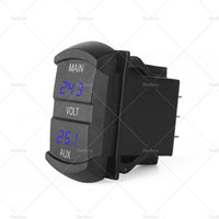 {{ 12V-24V Dual Voltmeter Battery Monitor LED Digital Car Boat Voltage Marine Gauge }} - Buy Car Parts Online at {{ Kaka Auto Parts }}.