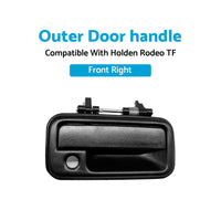 {{ Black Front Right Outside Outer Door Handle Suitable for Holden Rodeo TF 88-03 }} - Buy Car Parts Online at {{ Kaka Auto Parts }}.