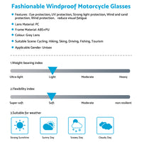 Vintage Pilot Motorcycle Racing Goggles Retro Aviator ATV UTV Dirt Bike Eyewear