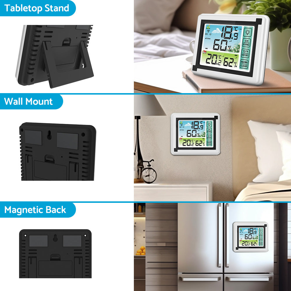 {{ Wireless Weather Station Thermometer Digital Temperature Humidity Monitor Home }} - Buy Car Parts Online at {{ Kaka Auto Parts }}.