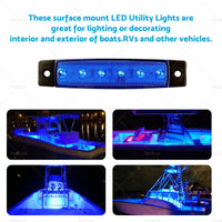 {{ 12x For Marine Boat LED Deck Courtesy Lights Waterproof Stern Transom Light 12V }} - Buy Car Parts Online at {{ Kaka Auto Parts }}.