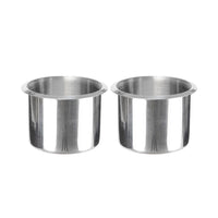 2x Stainless Steel Cup Drink Holder Suitable For Marine, Car, Truck, Camper, RV & Boat
