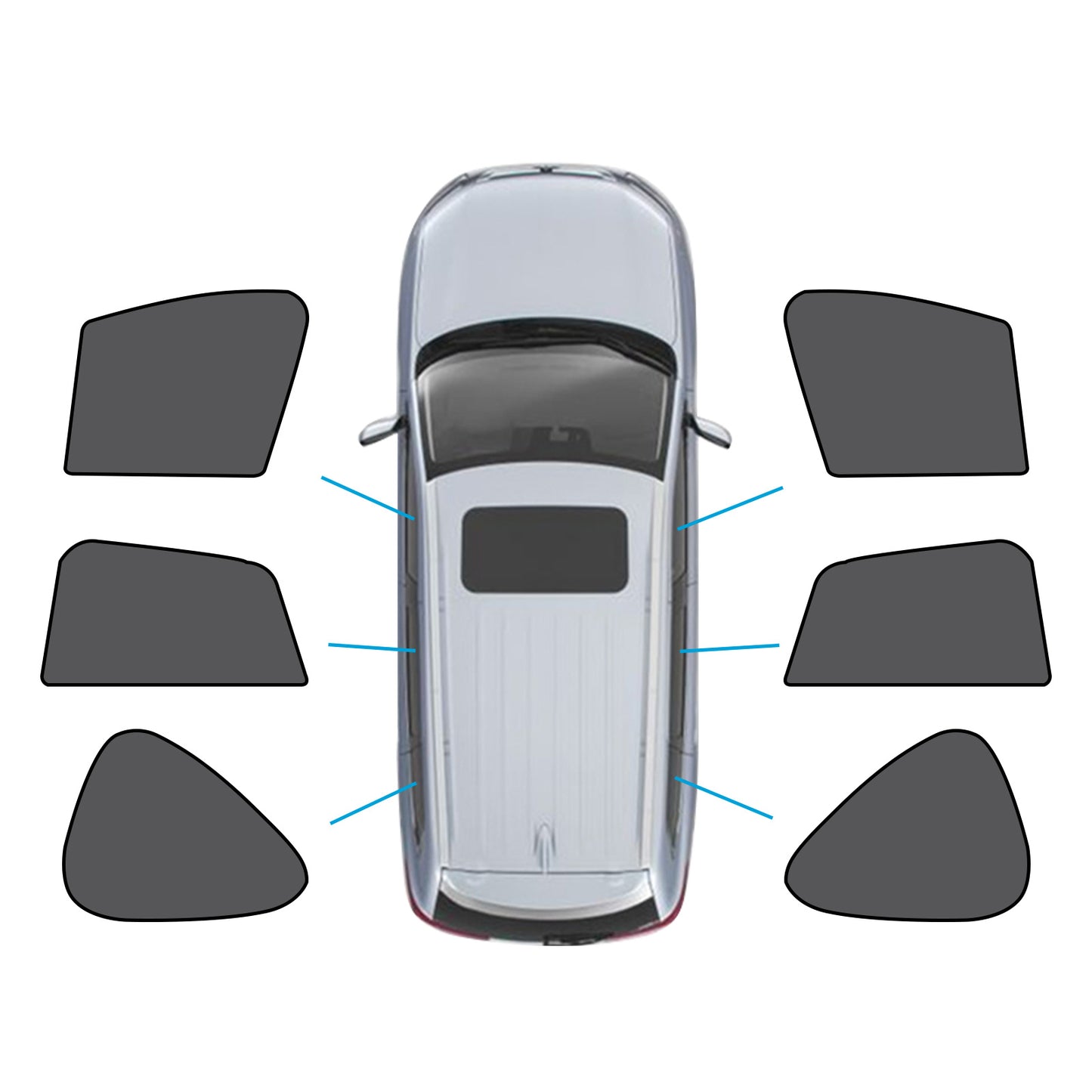 {{ 2x Car Window Shades Suitable for Mazda CX5 1st Gen KE 12-17 UVA Protection }} - Buy Car Parts Online at {{ Kaka Auto Parts }}.