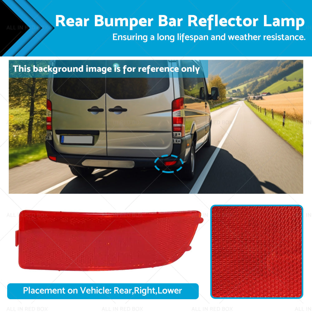 {{ Rear Bumper Bar Reflector Lamp Suitable For Mercedes Benz Sprinter 2006-2018 RH }} - Buy Car Parts Online at {{ Kaka Auto Parts }}.