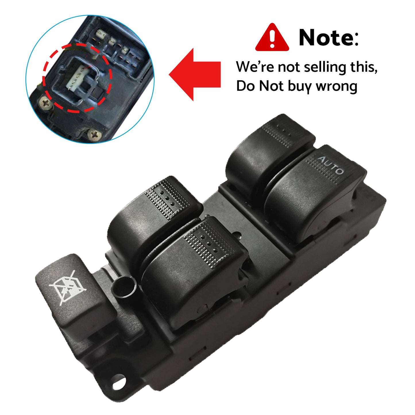 Power Window Switch Control Suitable For Mazda B2500 Bravo / Ford Ranger Courier 1998-2006