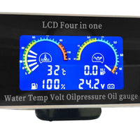 {{ 4-in-1 Car LCD Meter Digital Oil Pressure Voltage Water Temperature Fuel Gauge }} - Buy Car Parts Online at {{ Kaka Auto Parts }}.