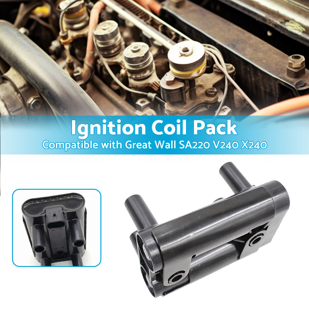 {{ Ignition Coil Pack Suitable for Great Wall SA220 V240 X240 2. 2L 2. 4L 19005270 }} - Buy Car Parts Online at {{ Kaka Auto Parts }}.