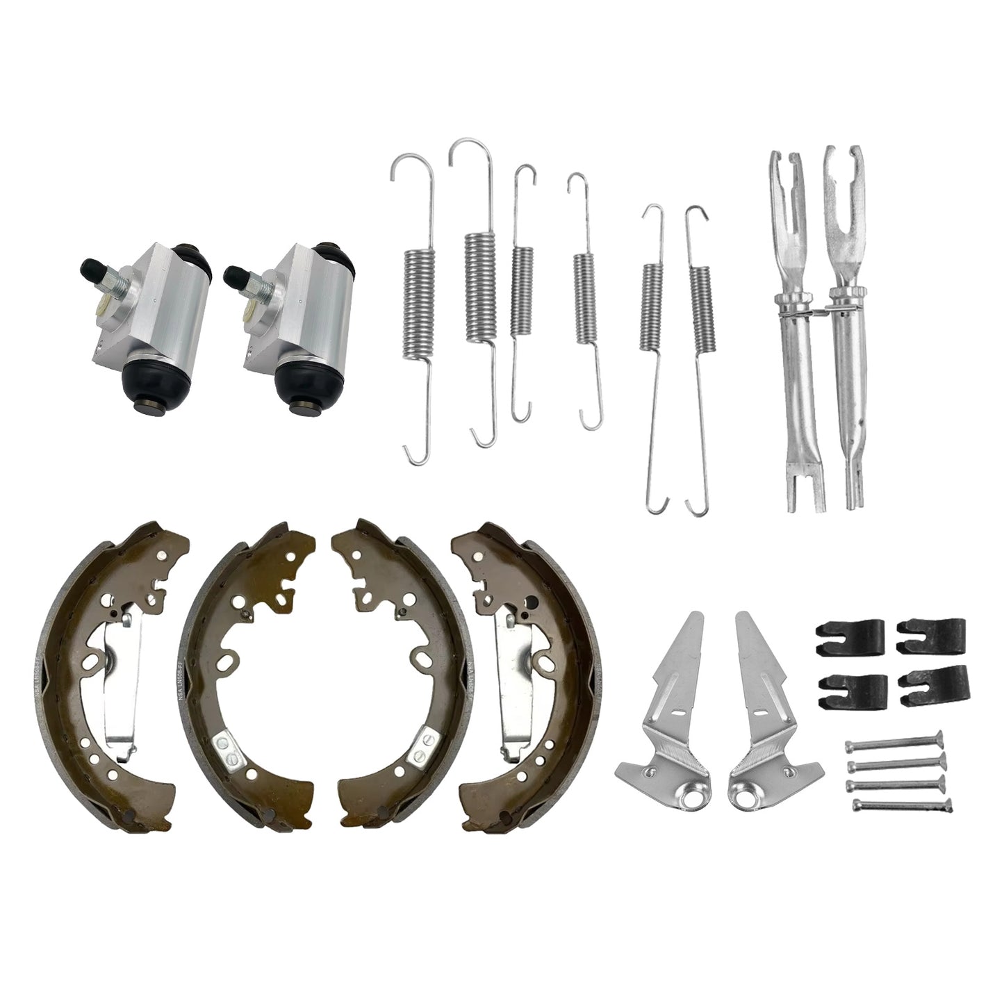 {{ Rear Brake Shoes & Wheel Cylinders Adjuster Kit Suitable For Hilux GUN126R 4WD }} - Buy Car Parts Online at {{ Kaka Auto Parts }}.