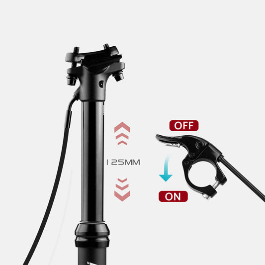 1 Set Bike MTB Dropper Seat Post Internal/External Cable Routing 30. 9/31. 6mm