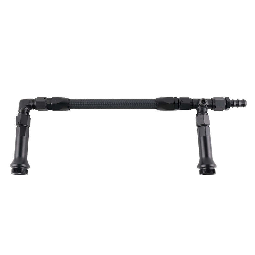 Braided AN6 Dual Feed Carburetor Fuel Line Double Pump Suitable For 4150 Holley Carburetor