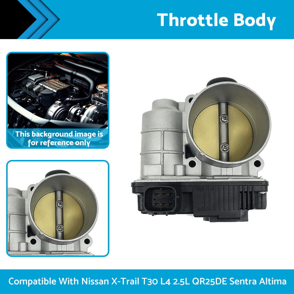 {{ Throttle Body Suitable For Nissan X-Trail T30 L4 2. 5L QR25DE 02-06 Sentra Altima }} - Buy Car Parts Online at {{ Kaka Auto Parts }}.