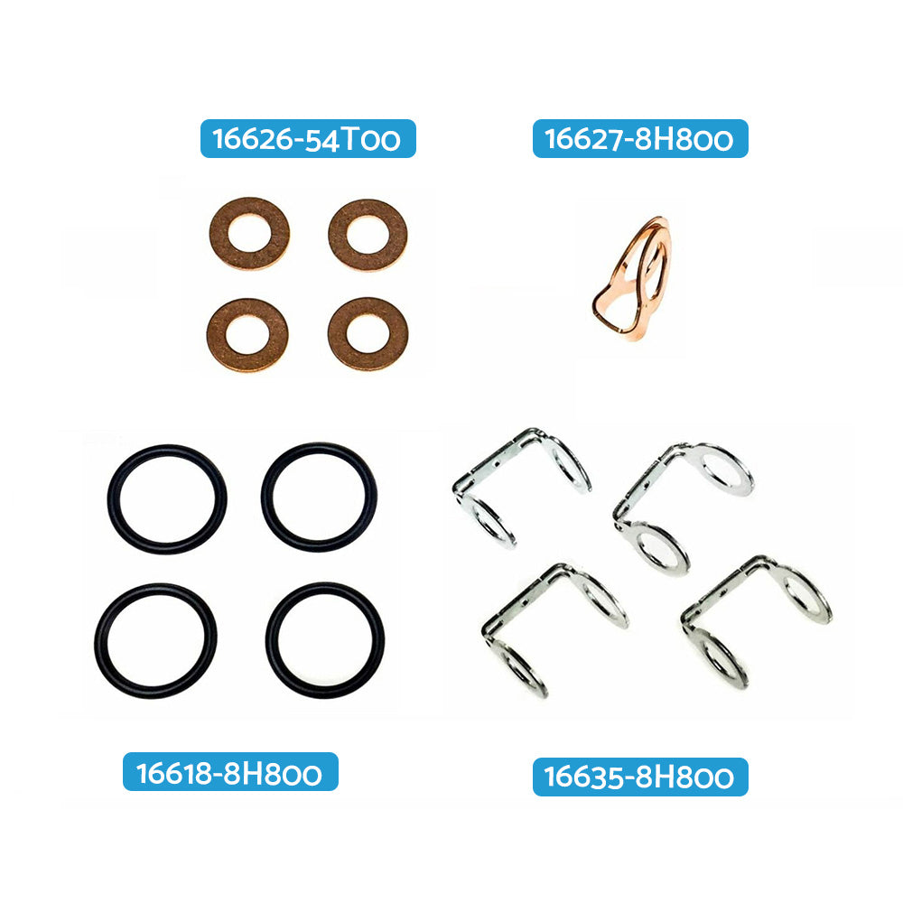Injector Seal Washer Kit Fits For Nissan Navara D40 D22 Pathfinder R51 YD25 2. 5