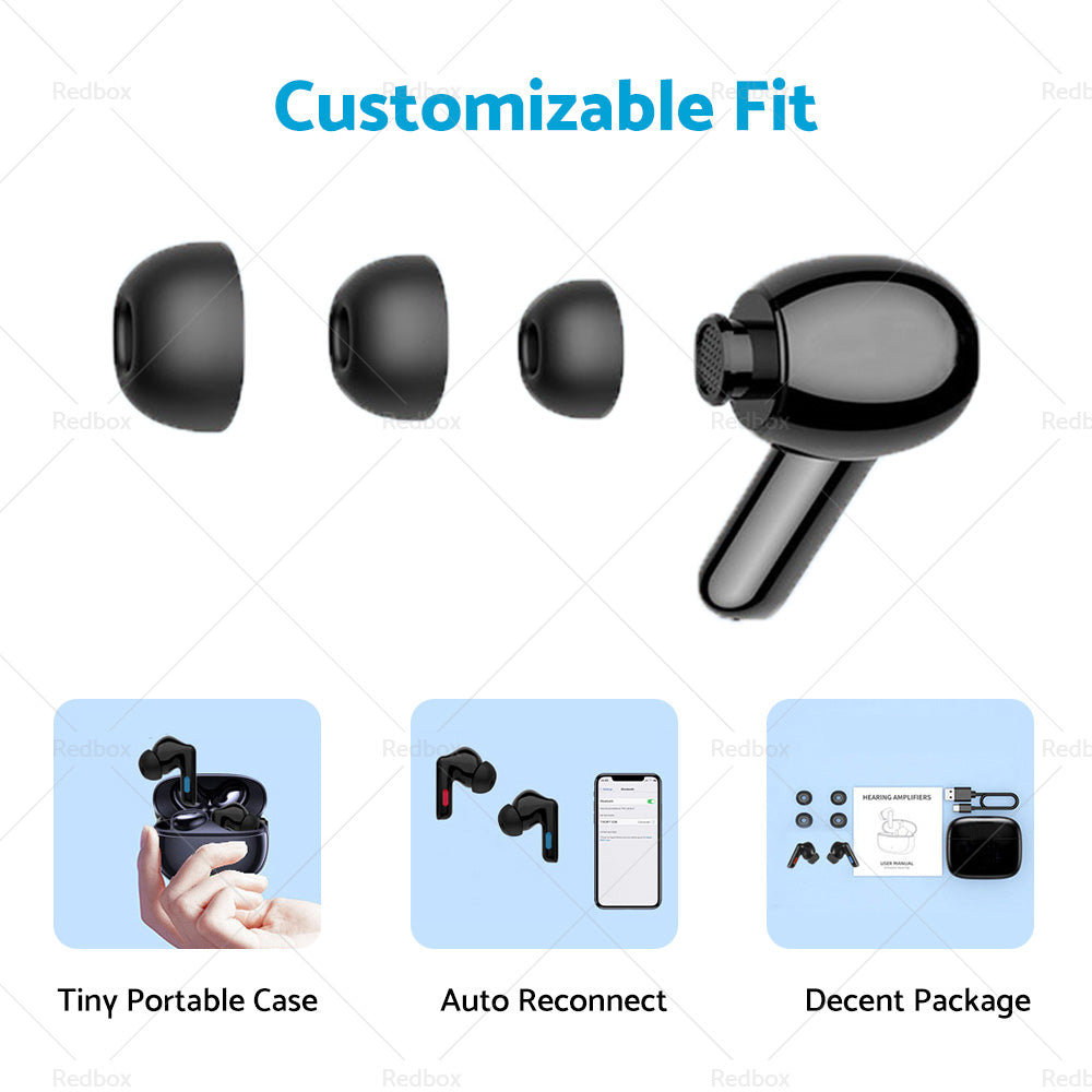 {{ Bluetooth Pair of Rechargeable Hearing Aid Bluetooth-compatible Voice Amplifier }} - Buy Car Parts Online at {{ Kaka Auto Parts }}.