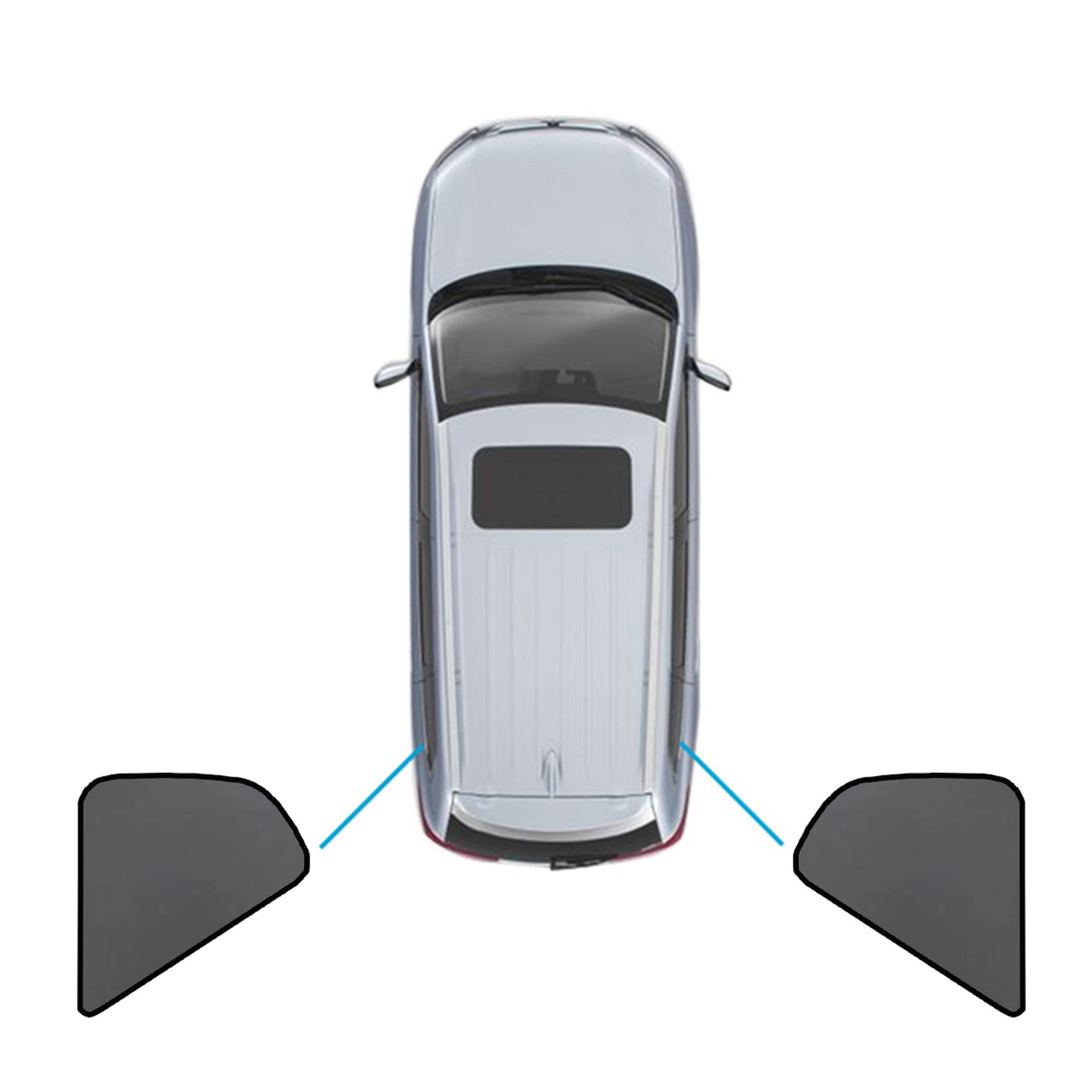 {{ Magnetic Mesh Sun Blind Shades Suitable for Volvo XC40 2018-2024 On Front/Rear }} - Buy Car Parts Online at {{ Kaka Auto Parts }}.