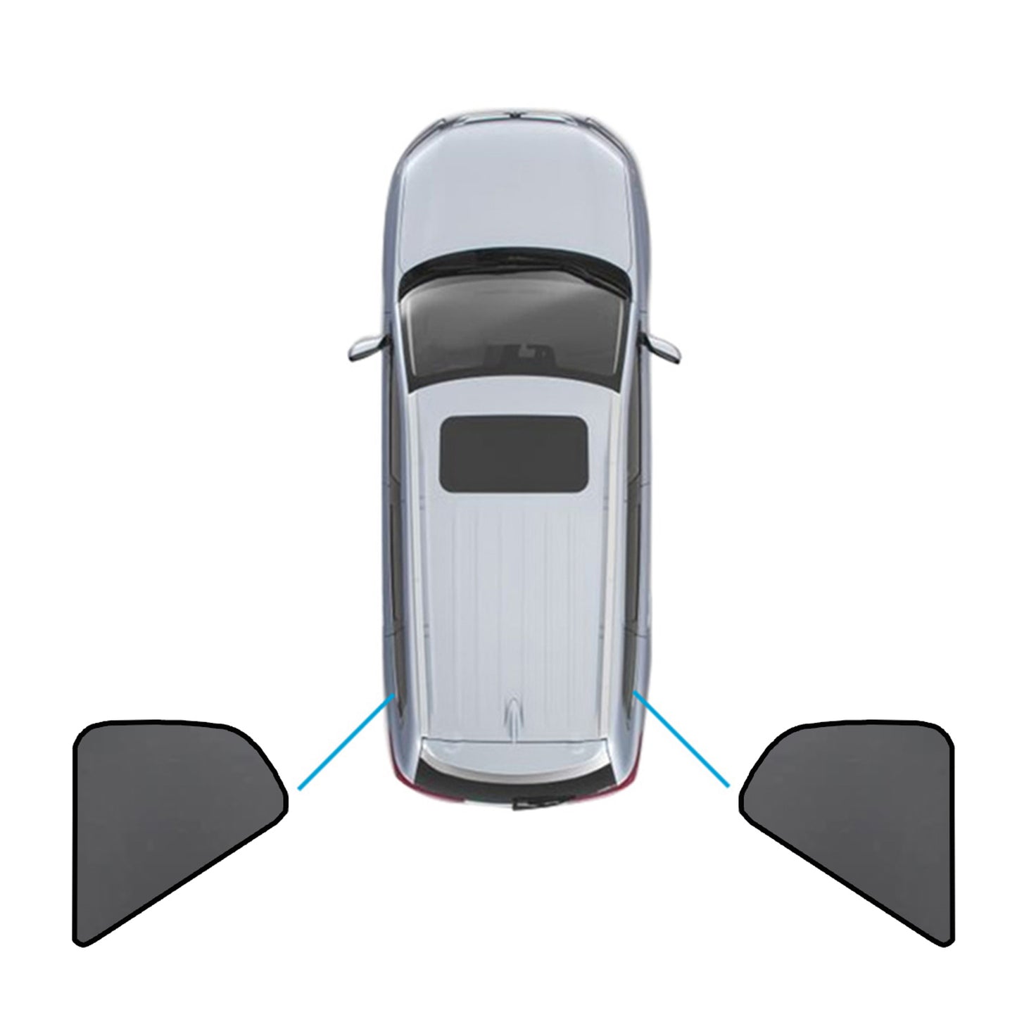 {{ Magnetic Mesh Sun Blind Shades Suitable for Volvo XC40 2018-2024 On Front/Rear }} - Buy Car Parts Online at {{ Kaka Auto Parts }}.