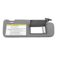 Right Driver Side Sun Visor With Vanity Light Suitable For Toyota Kluger 2014-2019 Gray