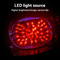 LED Rear Tail Light Brake Smoke Suitable For Harley Touring Dyna Glide Softail