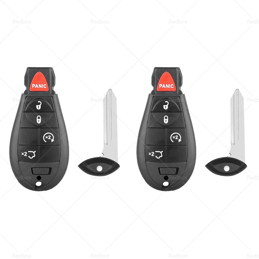 {{ 2x Keyless Remote Key Fob Shell Suitable For Jeep Grand Cherokee 2008-2012 }} - Buy Car Parts Online at {{ Kaka Auto Parts }}.