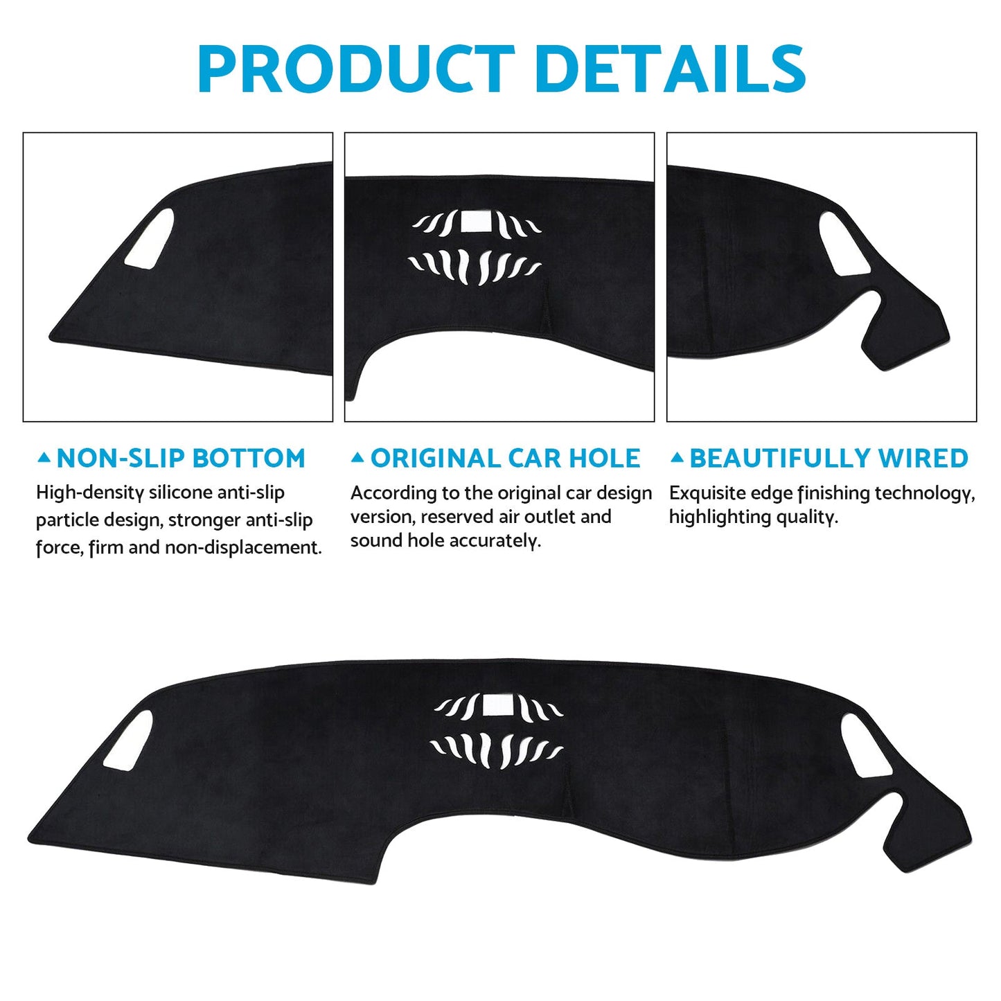 Non-Slip Dash Mat Dashboard Cover Suitable For Honda ZRV ZR-V 2022-2024 HR-V