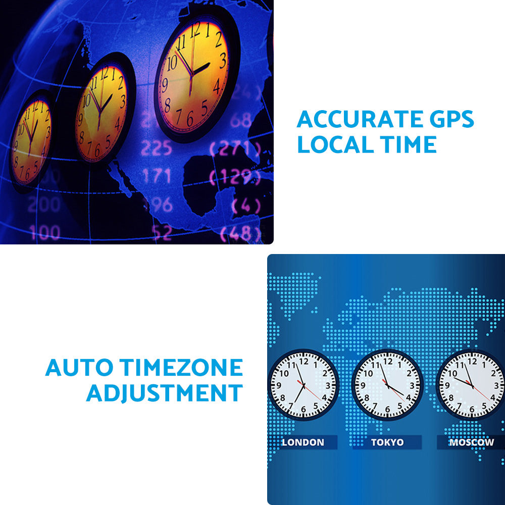 GPS Head Up Display Speedometer Odometer Digital Speed MPH with Over Speeding Alarm
