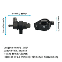 Vapor Canister Purge Solenoid Valve Suitable For BMW 323i / 525i / 740i 13901433603