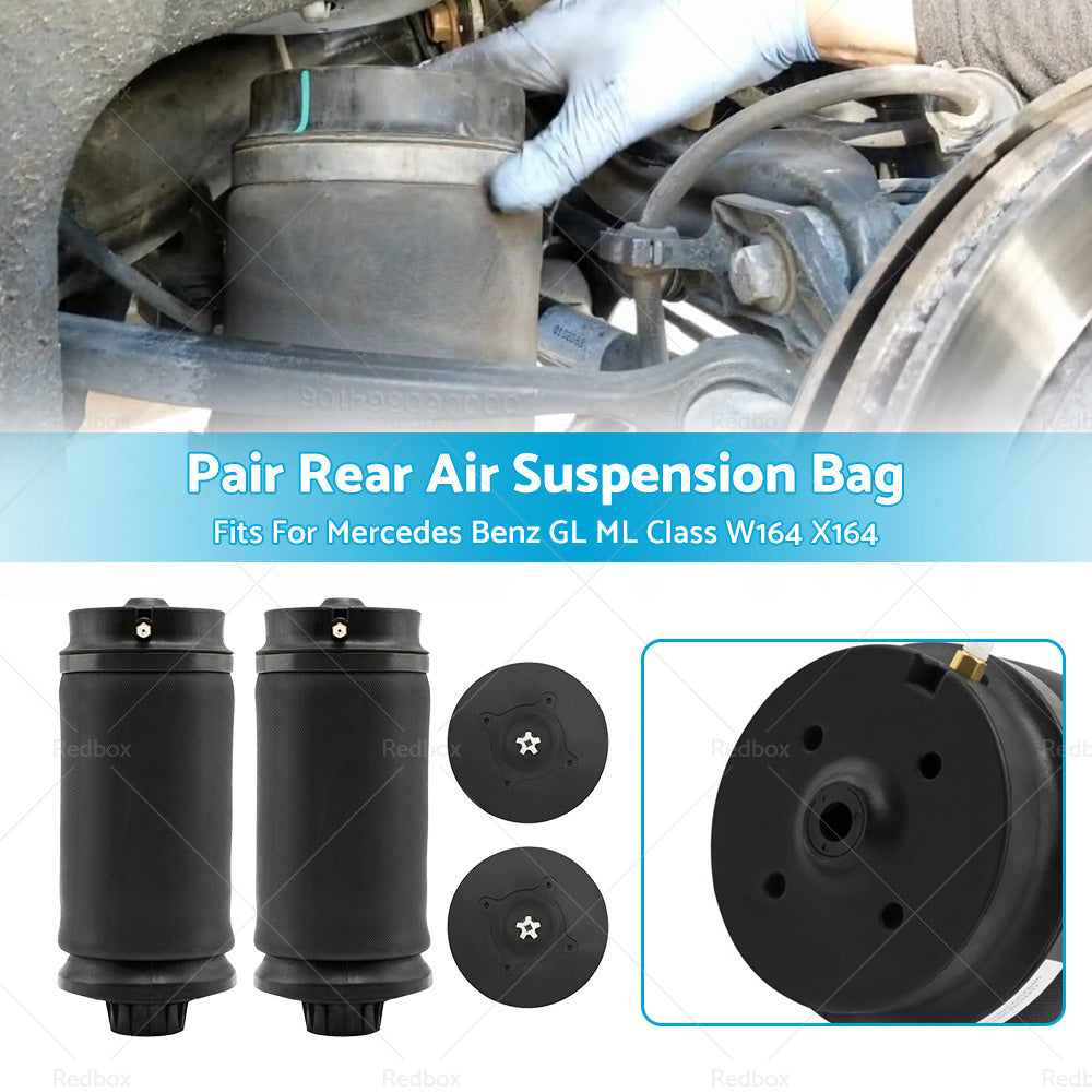 {{ 2 x Rear Air Suspension Bag Shocks Fits For Mercedes Benz W164 GL ML Class }} - Buy Car Parts Online at {{ Kaka Auto Parts }}.