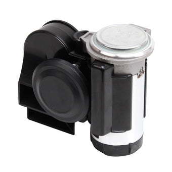 compare product 1x Nautilus Compact Motorcycle Air Horn Black 139dB 12V Loud