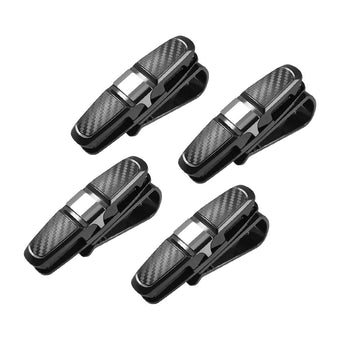 compare product 4x Luxury Car Sunglasses Holder Visor Clip Sun Ticket Card Mount
