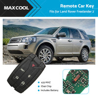 {{ 433MHz 5 Buttons Remote Car Key ID46 Chip For Land Rover Freelander 2 2007-2014 }} - Buy Car Parts Online at {{ Kaka Auto Parts }}.