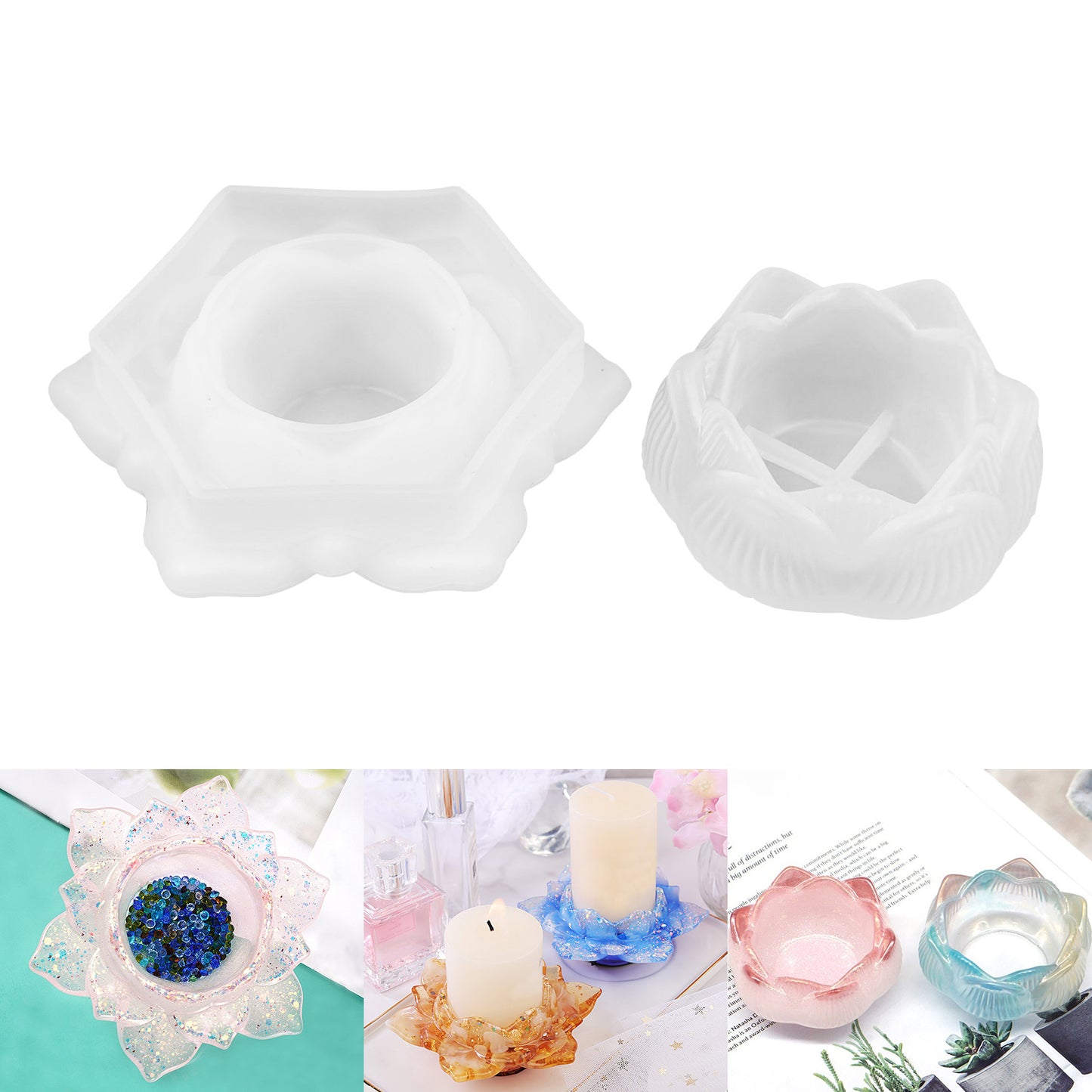 Snowflake Silicone Pendant Mold Making Jewelry Resin Necklace Mould Craft DIY 3D
