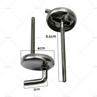 {{ 2PCS Toilet Seat Fix Fitting Stainless Back To Wall Replace Quick Release Hinges }} - Buy Car Parts Online at {{ Kaka Auto Parts }}.