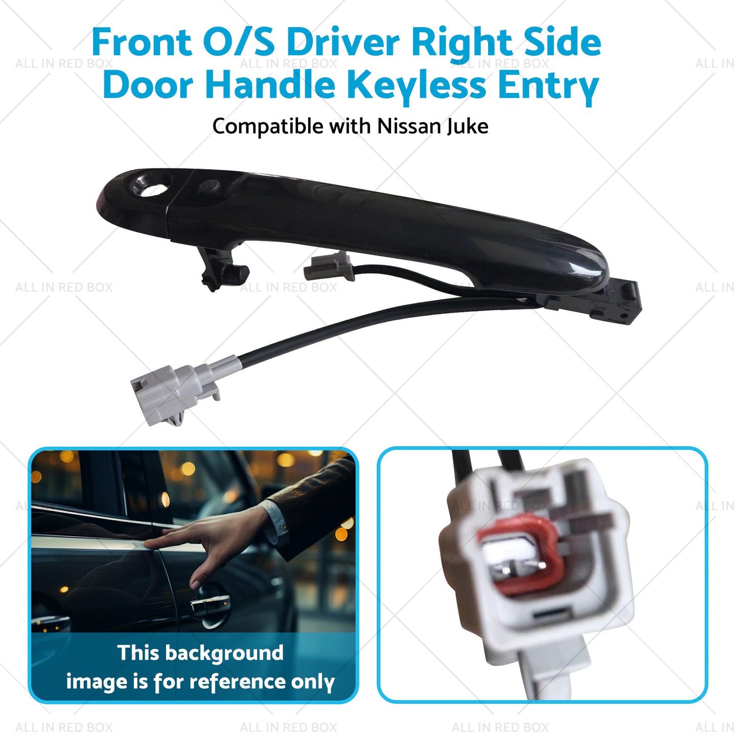 {{ Front Driver Right Side Door Handle Keyless Entry Suitable for 10-19 Nissan Juke }} - Buy Car Parts Online at {{ Kaka Auto Parts }}.