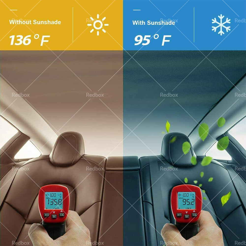 {{ Front Rear Port Sunroof Sun Shades Roof Film Protection for Tesla Model 3 17-21 }} - Buy Car Parts Online at {{ Kaka Auto Parts }}.