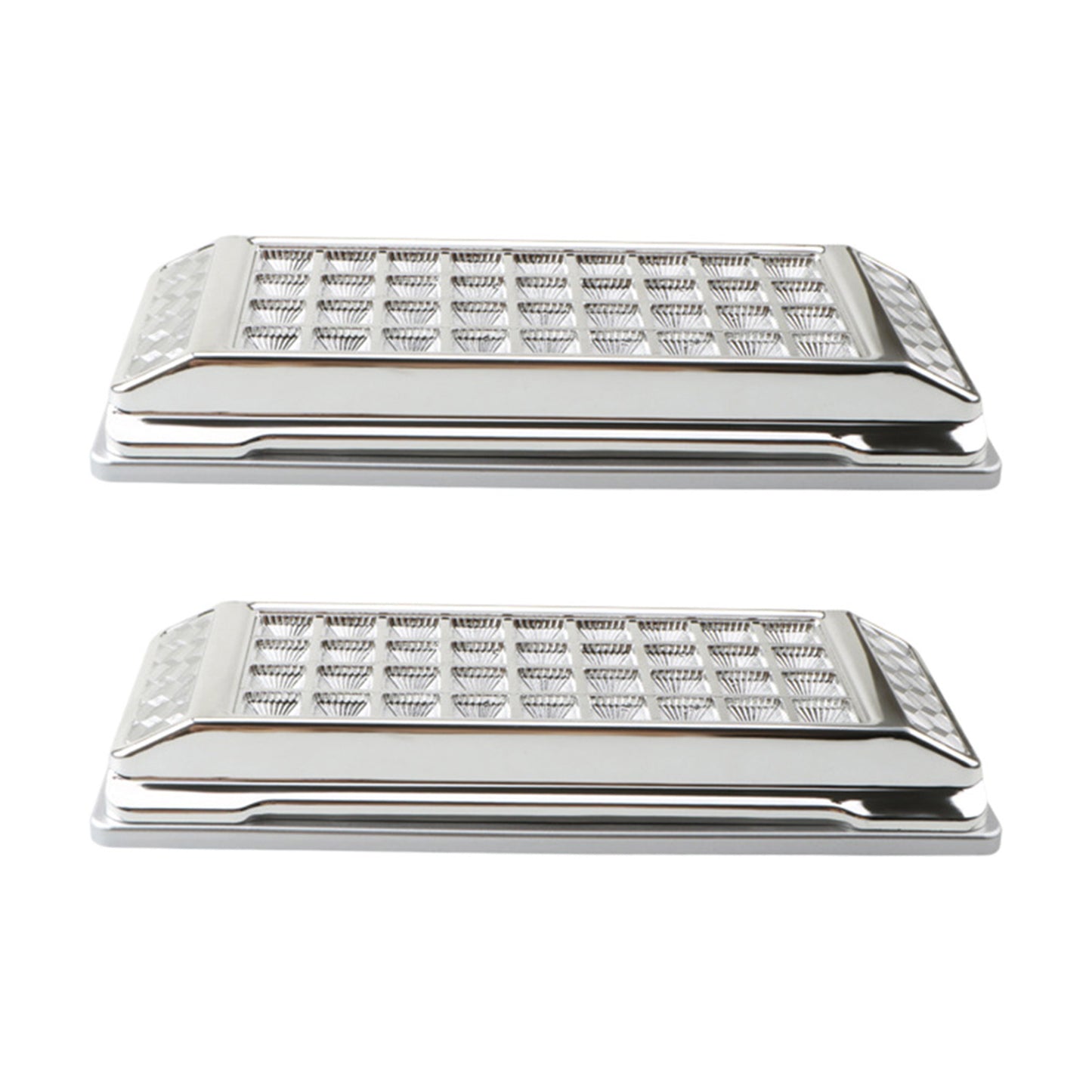 2x 12V LED Downlight Cabin Ceiling Lamp Suitable For Boat, Camper, Trailer, RV & Caravan