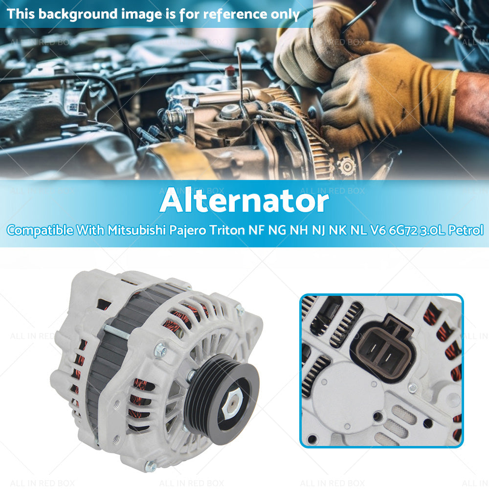 {{ Alternator Suitable For Mitsubishi Pajero NF NG NH NJ NK NL V6 engine 6G72 3. 0L }} - Buy Car Parts Online at {{ Kaka Auto Parts }}.
