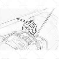 7PH1930 Dryer Drum Drive Belt Suitable For Electrolux Sensor Dry Models EDV5552 & EDV6552