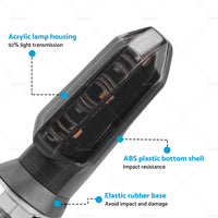 {{ 4 x Motorcycle Indicators Bike LED Turn Signal Light Blinkers Amber Universal AU }} - Buy Car Parts Online at {{ Kaka Auto Parts }}.