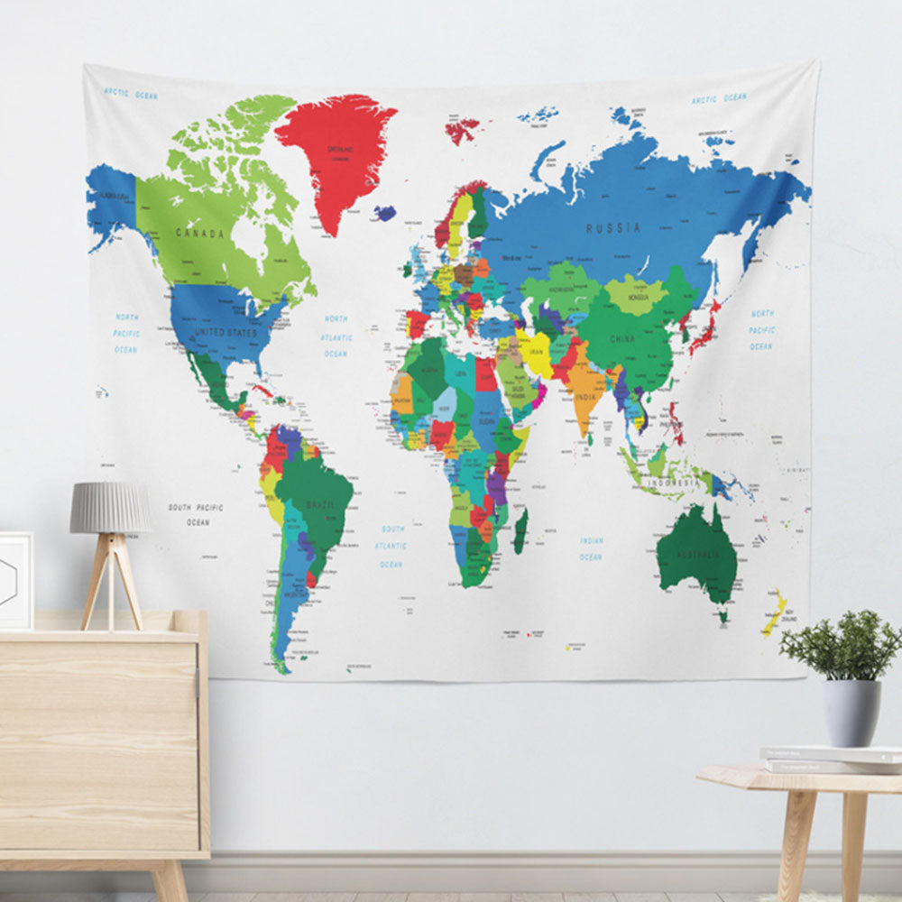 {{ MAP OF THE WORLD LAMINATED LARGE POSTER 130*150CM / 200*150CM FLAGS WALL PRINT }} - Buy Car Parts Online at {{ Kaka Auto Parts }}.