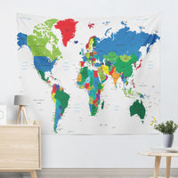 {{ MAP OF THE WORLD LAMINATED LARGE POSTER 130*150CM / 200*150CM FLAGS WALL PRINT }} - Buy Car Parts Online at {{ Kaka Auto Parts }}.